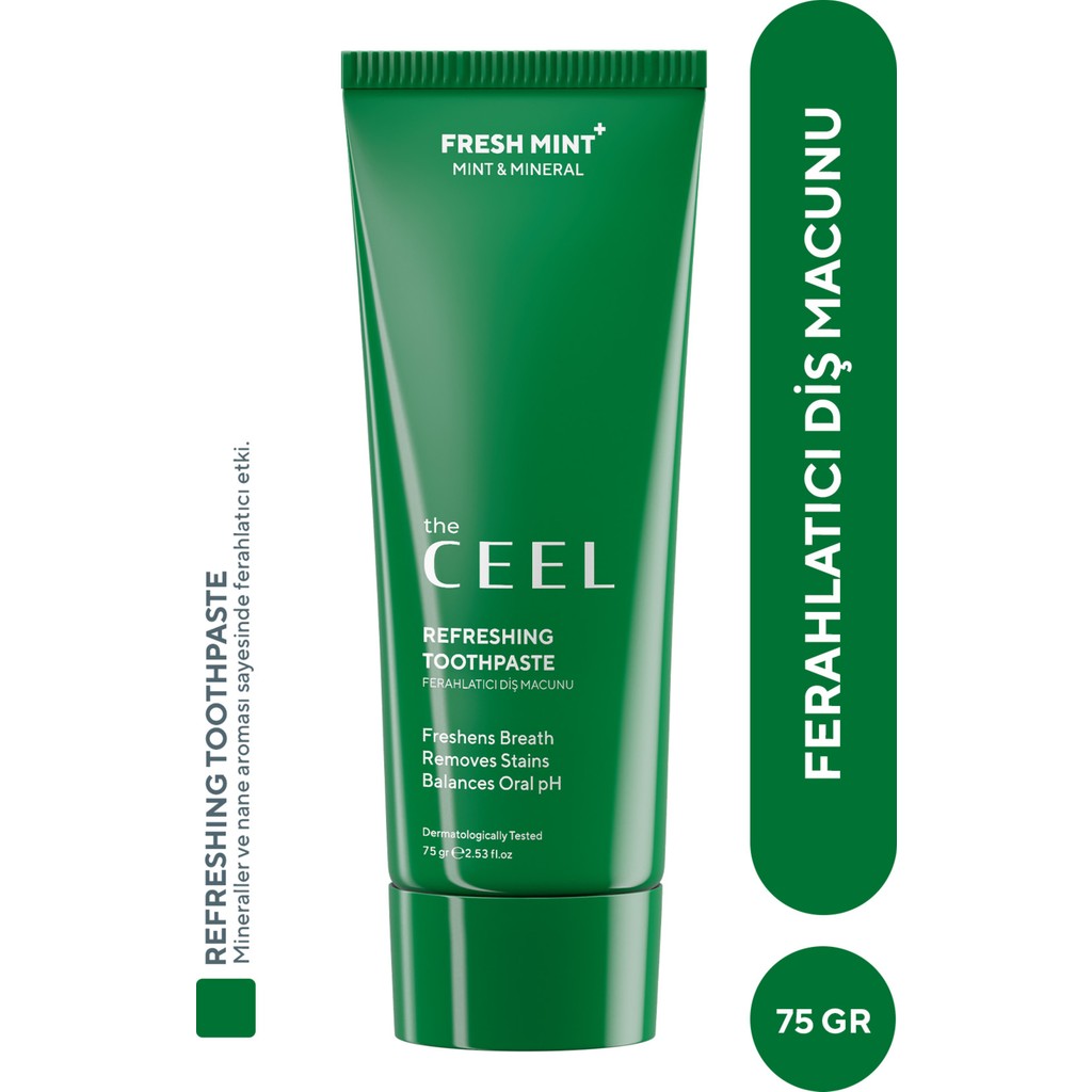 the CEEL 75 gr Ferahlatıcı Diş Macunu Doğal Nane Aroması ile Ekstra Ferah Nefes Sunar Diş Macunları Fiyatı