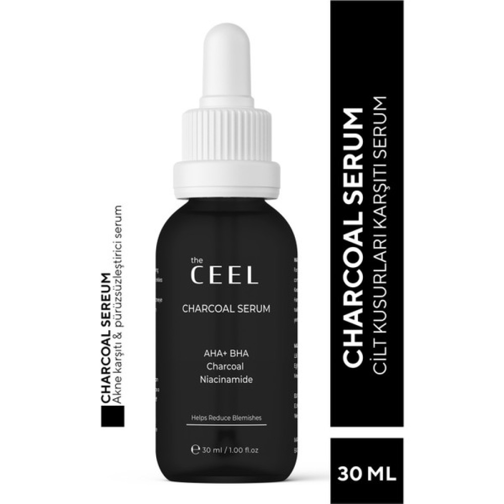 The Ceel Aha Bha Aktif Kömür İçeren Cilt Kusur Azaltıcı Niacinamide Etkili Siyah Serum 30 ml Anti-Aging / Yaşlanma Karşıtı Fiyatı