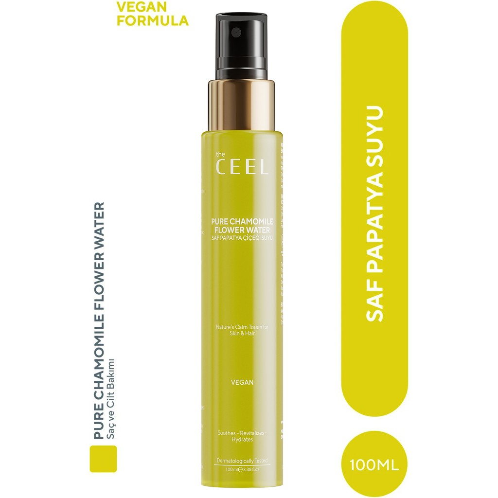 The Ceel Doğal Papatya Suyu 100 ml – Vegan Saç Bakım Spreyi, Günlük Kullanımda Parlaklık ve Kepek Önleyici Etki Saç Bakım Maskeleri & Serumlar & Spreyler Fiyatı