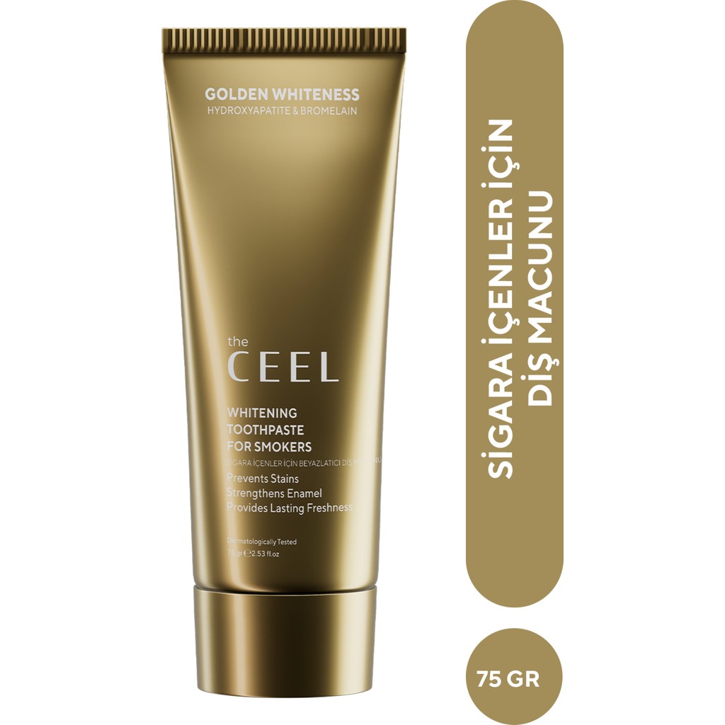The Ceel Sigara Içenler Için Beyazlatmaya Yardımcı ve Ferahlatıcı Diş Macunu Bromelain Içerikli 75 gr Diş Macunları Fiyatı