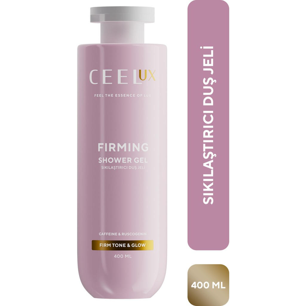 The Ceel Sıkılaştırıcı Duş Jeli CEELUX 400 ml Kafein ve Ruscogenin Özlü Tüm Cilt Tipleri İçin Diğer Fiyatı