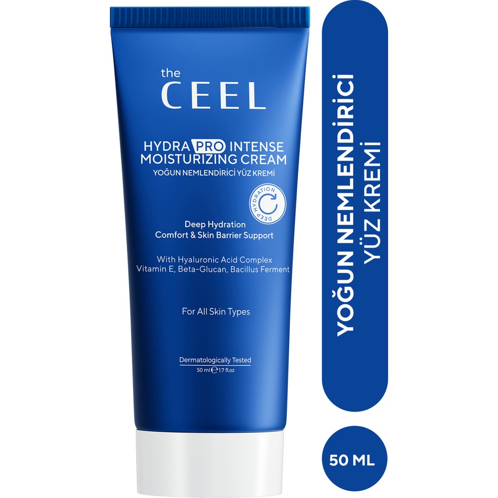 The Ceel Su Bazlı Yoğun Nemlendirici & Bariyer Destekleyici Krem | Hyaluronik Asit, Allantoin 50 ml Diğer Fiyatı