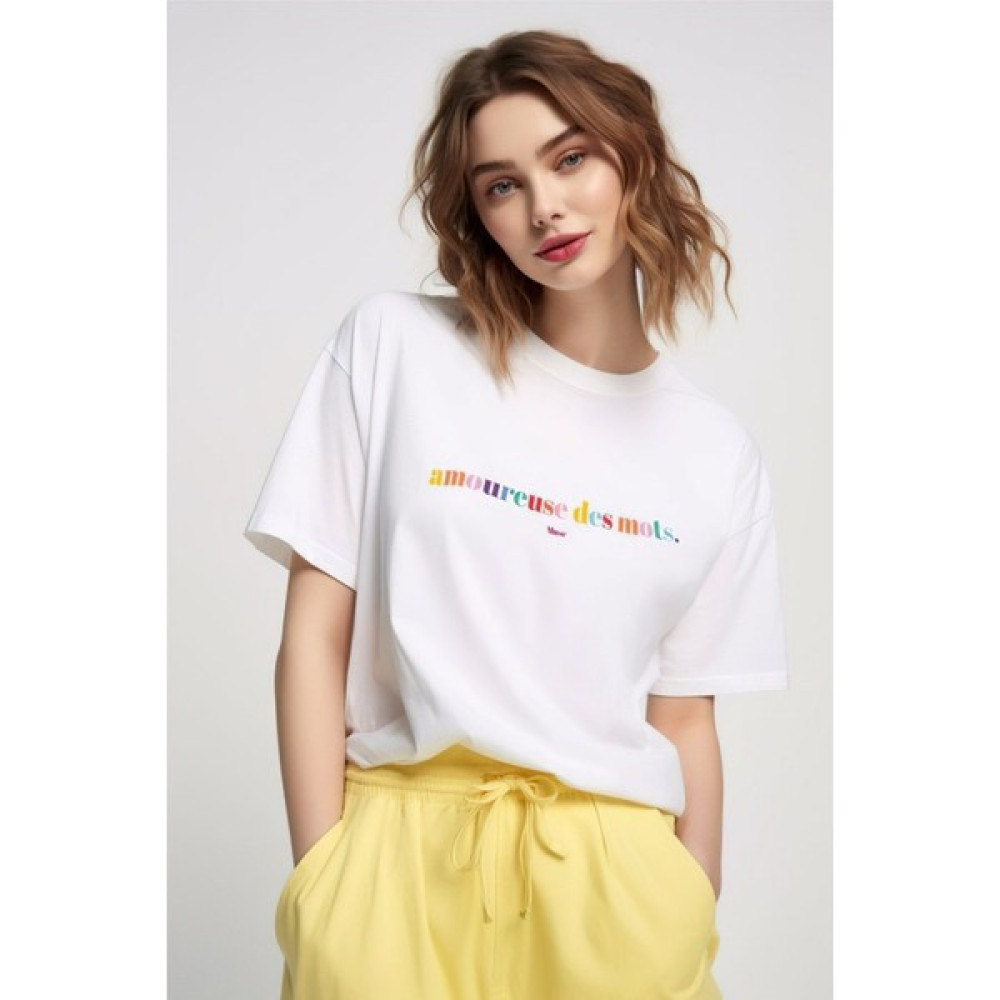 The Champ Kadın Oversize Baskılı T-Shirt Bayan T-shirt Fiyatı