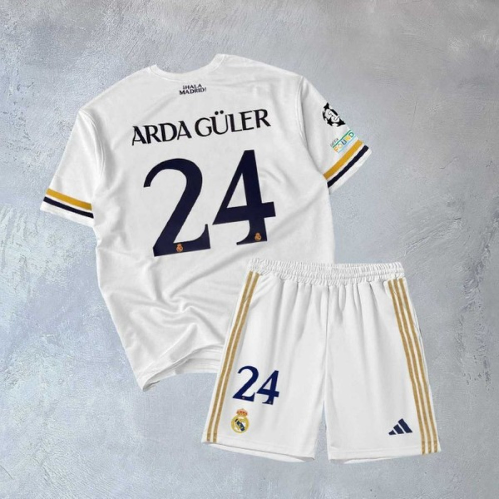 The Cool Deer Arda Güler 3 Dijital Baskılı Real Madrid Forması Görünümlü 2 Iplik Unisex Oversize Tişört Şort Takım Erkek T-shirt Fiyatı