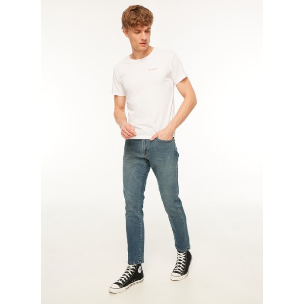 The Crow Normal Bel Dar Gökmavi Erkek Denim Pantolon TC5001 Erkek Jeans / Kot Pantolon Fiyatı