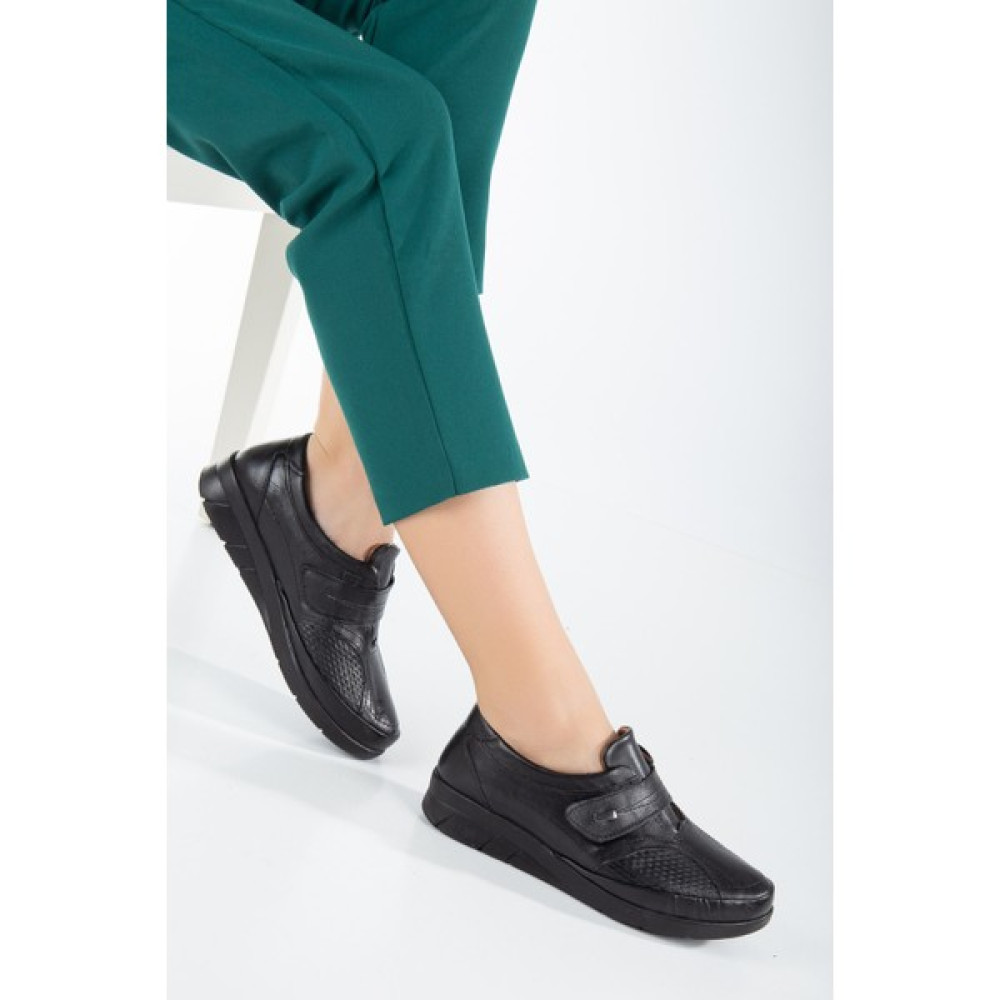 The Dortex Shoes The Dortex CD03 Dışı ve Içi Cırtlı Rahat Kalıp Ortopedik Kadın Ayakkabısı Kadın Günlük Ayakkabıları Fiyatı