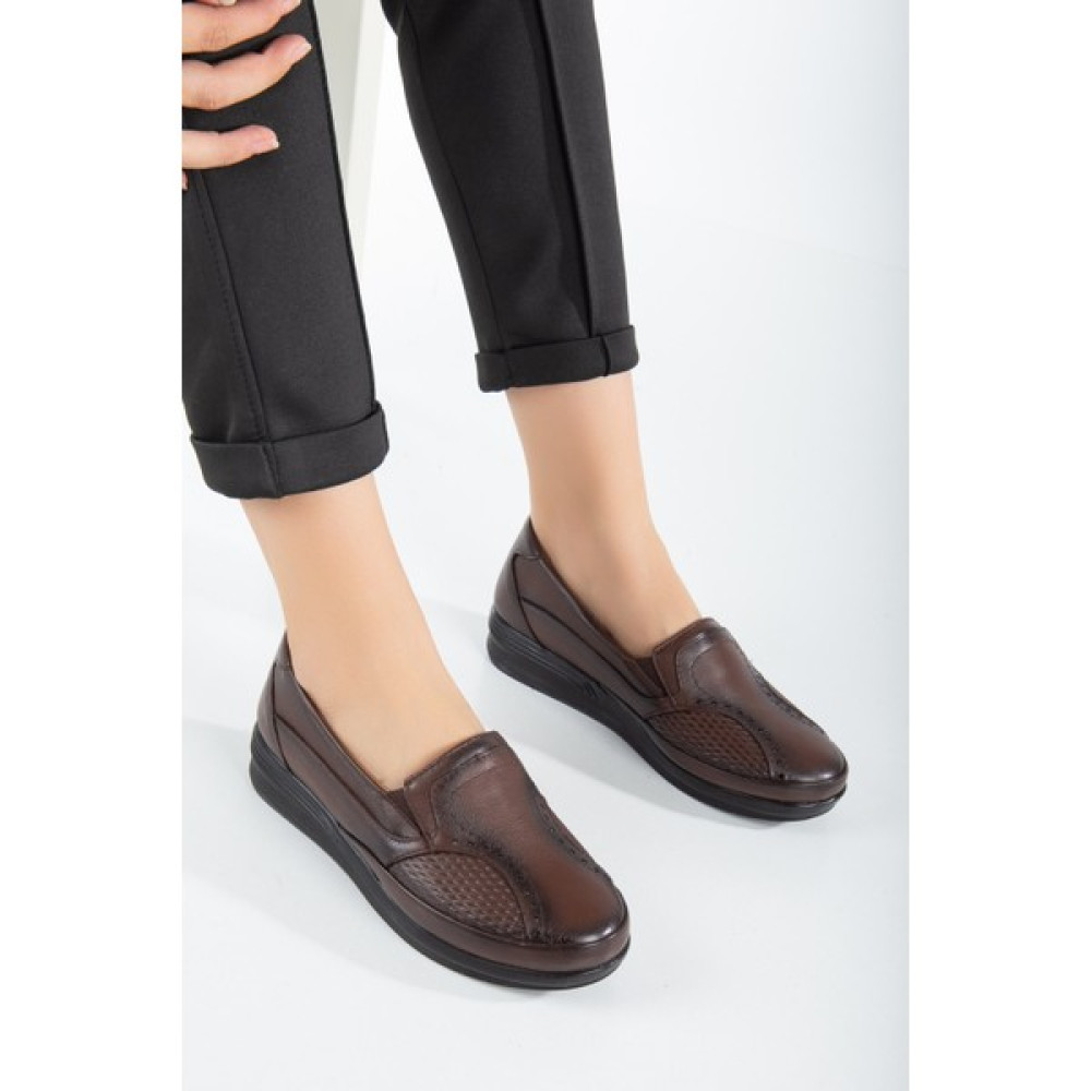 The Dortex Shoes The Dortex CD221 Kadın Tam Ortopedik Taş Işlemeli Ultra Rahat Anne Ayakkabısı Kadın Günlük Ayakkabıları Fiyatı