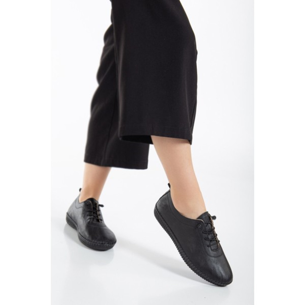 The Dortex Shoes The Dortex DRT406 Içi Dışı Deri Esnek Katlanabilir Ortopedik Kadın Ayakkabısı Kadın Günlük Ayakkabıları Fiyatı