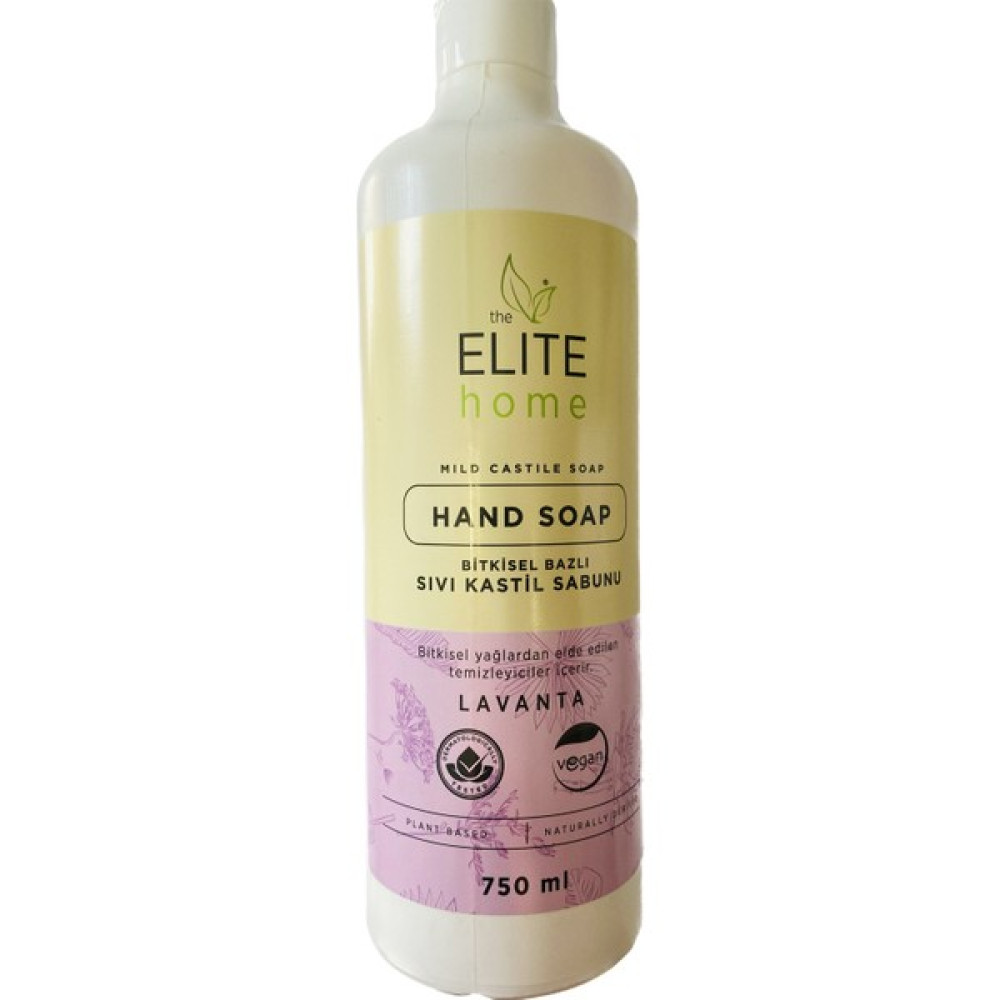 The Elite Home Bitkisel Bazlı ve Vegan Sertifikalı Lavantalı Sıvı El Sabunu 750 ml lavanta El Bakımı Fiyatı