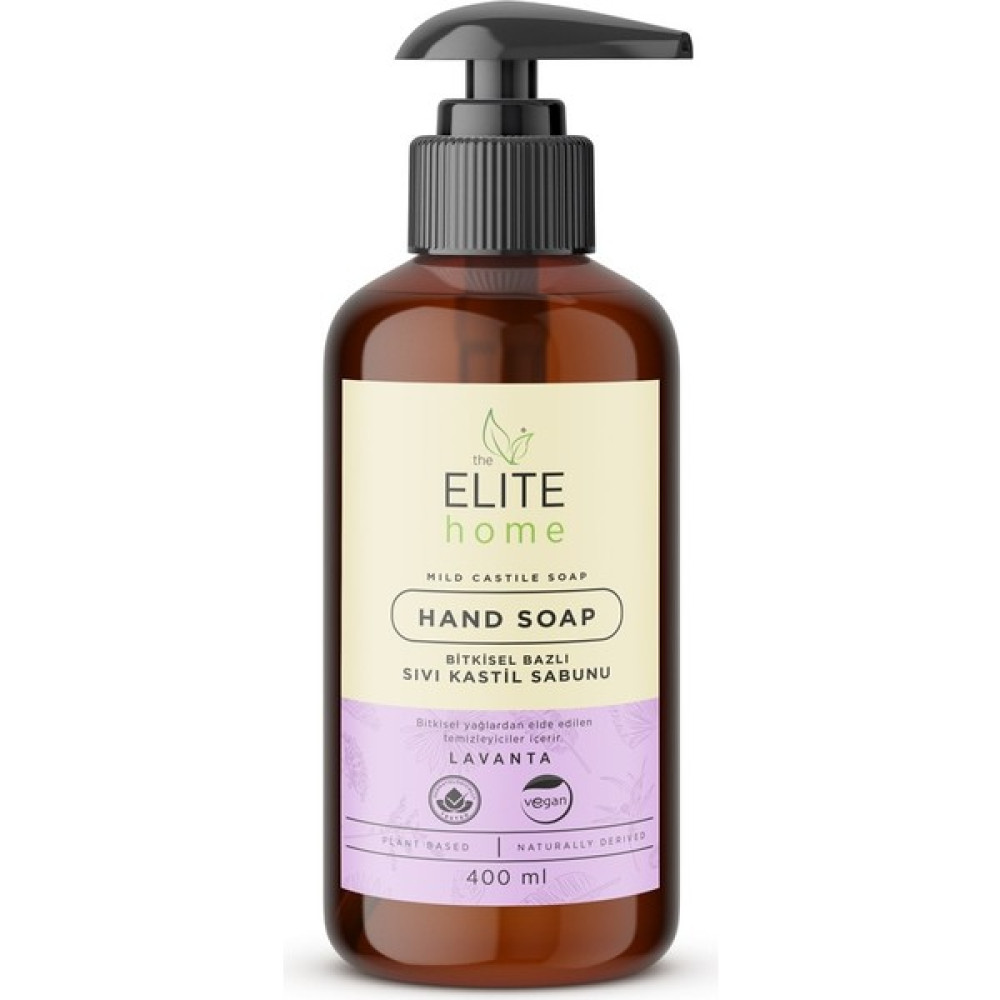 The Elite Home Bitkisel Bazlı ve Vegan Sertifikalı Sıvı El Sabunu (Lavantalı) El Bakımı Fiyatı