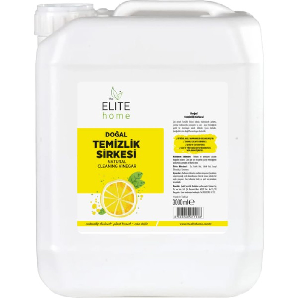 The Elite Home Doğal Temizlik Sirkesi 3 kg Parlatıcı ve Temizleyiciler Fiyatı