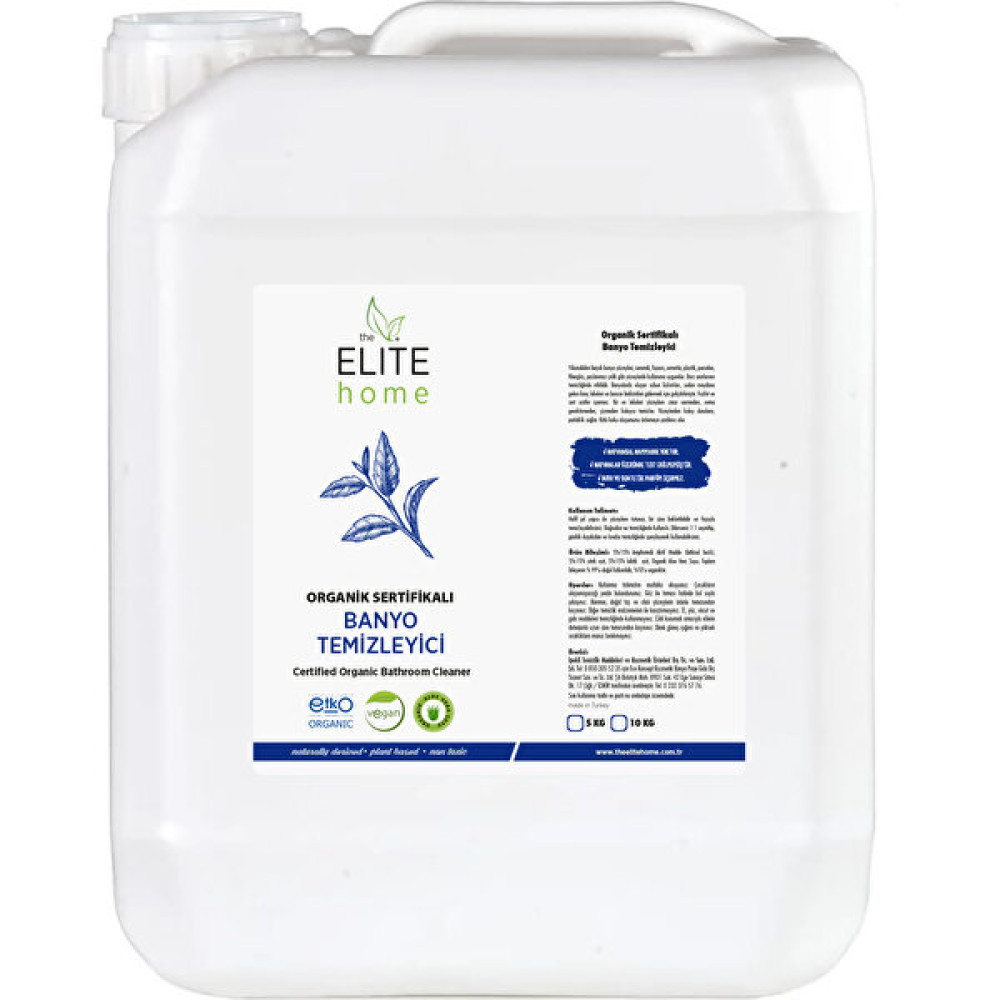 The Elite Home Organik Sertifikalı Banyo Temizleyici - 3,5 kg Temizlik Malzemeleri Fiyatı