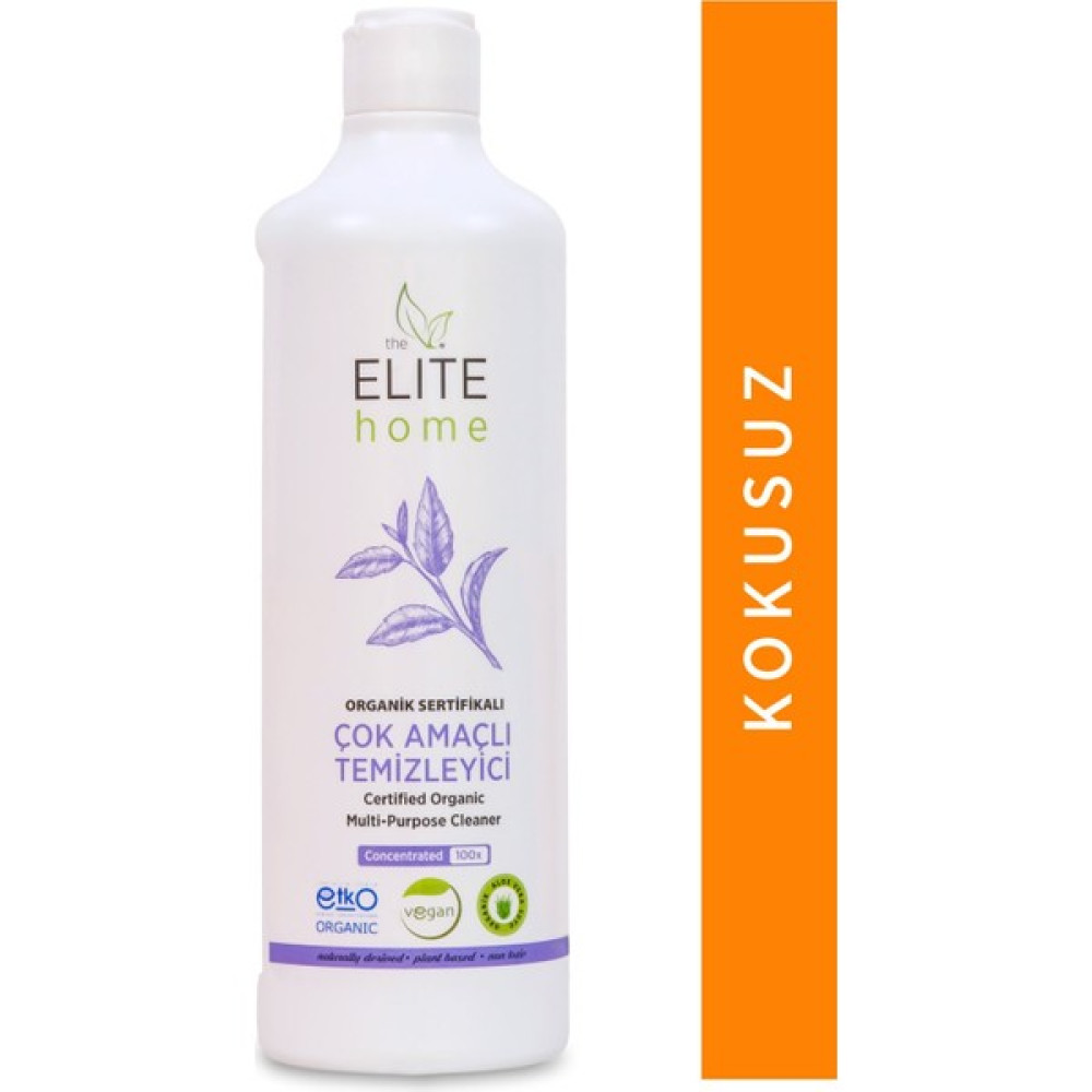 The Elite Home Organik Sertifikalı Çok Amaçlı Genel Temizleyici 750 ml , Kokusuz Temizlik Malzemeleri Fiyatı