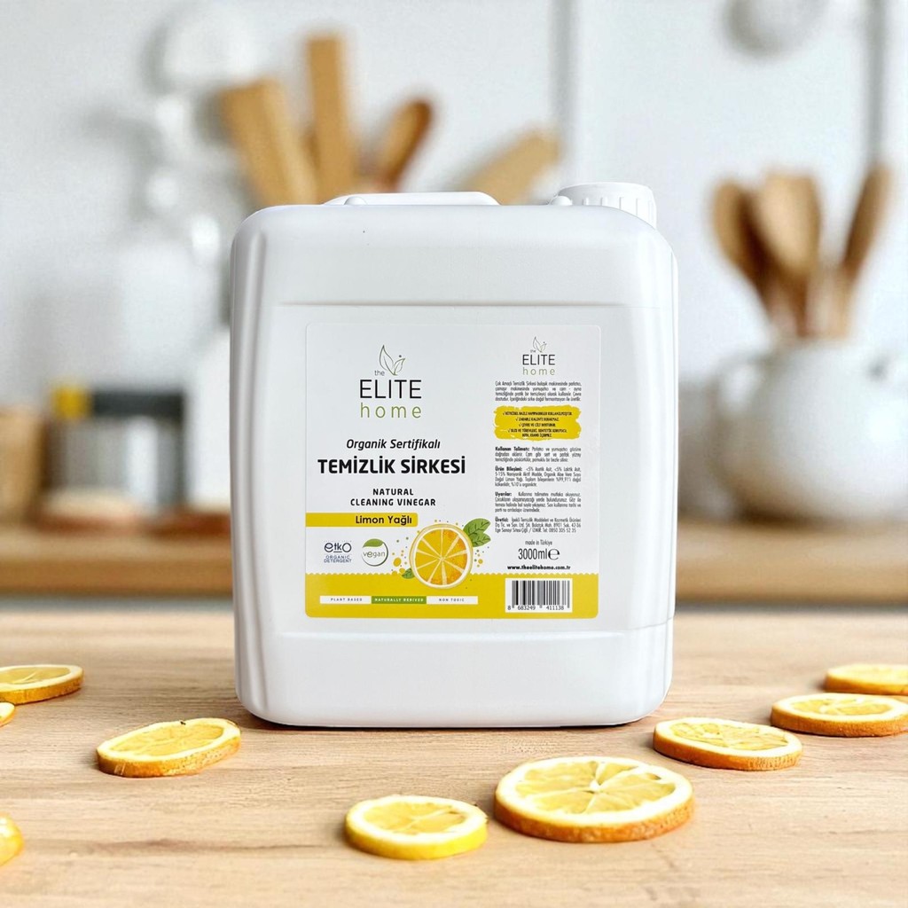The Elite Home Organik Sertifikalı Çok Amaçlı Temizlik Sirkesi 3 kg Diğer Fiyatı