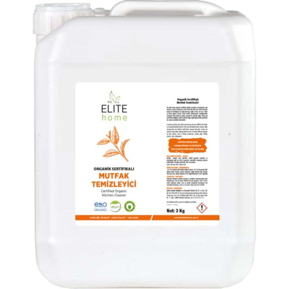 The Elite Home Organik Sertifikalı Mutfak Temizleyici 3 kg , Kokusuz Temizlik Malzemeleri Fiyatı