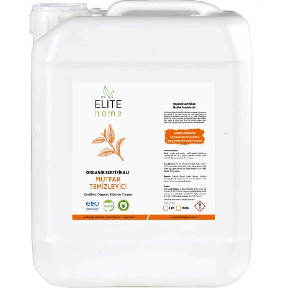 The Elite Home Organik Sertifikalı Mutfak Temizleyici 3 kg ,portakal Temizlik Malzemeleri Fiyatı