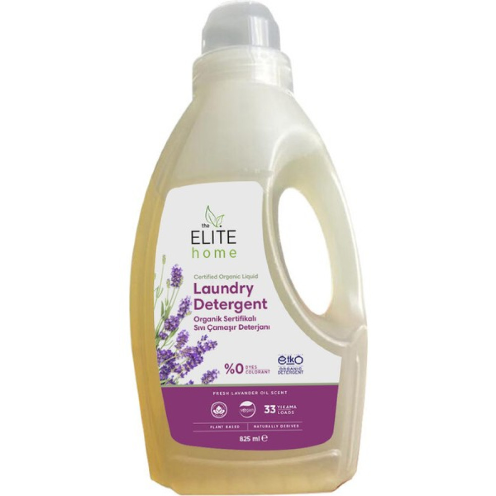 The Elite Home Organik Sertifikalı Sıvı Çamaşır Deterjanı 825 ml Lavanta Çamaşır Deterjanı Fiyatı