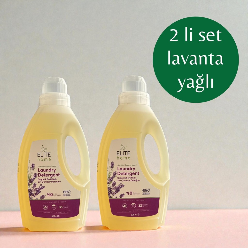 The Elite Home Sıvı Çamaşır Deterjanı 825 ml (Lavanta) 2 li set Çamaşır Deterjanı Fiyatı