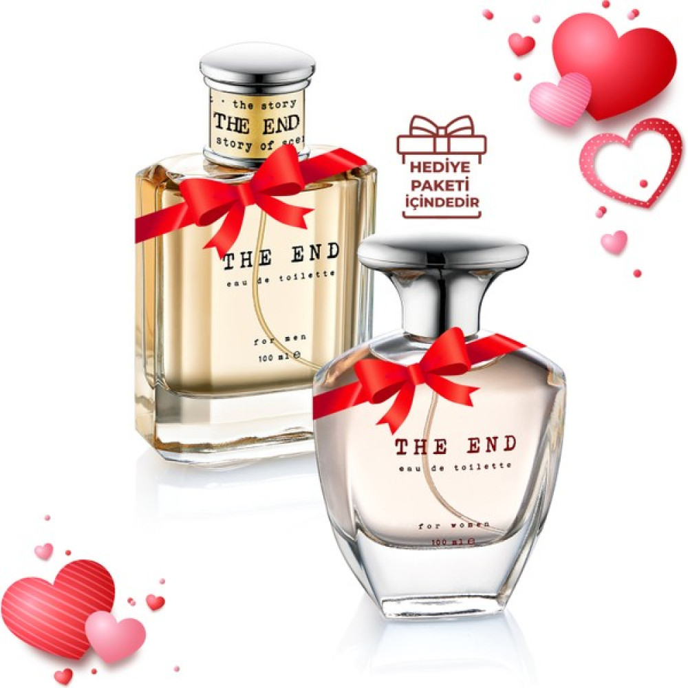 The End Sevgililer Günü Özel Edt Kadın Parfüm ve Edt Erkek Parfüm Seti 100 ml x 2 Adet Kadın Parfümleri Fiyatı