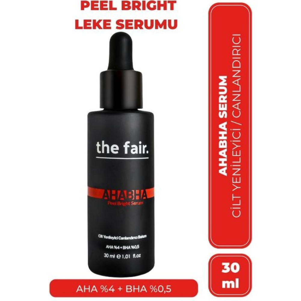 the fair. Ahabha Peel Bright Cilt Bakım Serumu 30 ml Anti-Aging / Yaşlanma Karşıtı Fiyatı