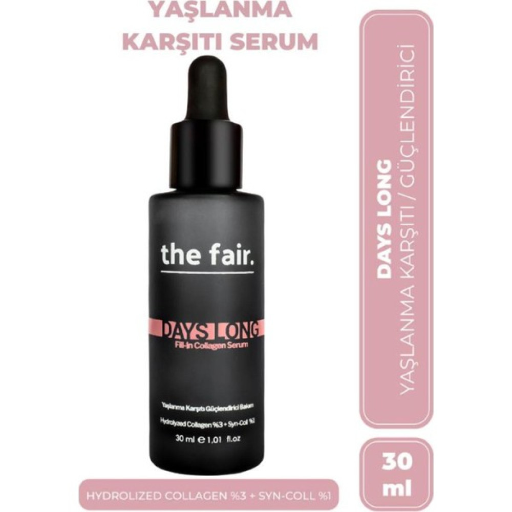 The Fair Days Long Fill-In Collagen Yaşlanma Karşıtı Cilt Serumu %3 Hidrolize Kolajen+ %1 Syn-Coll Göz Kremi Fiyatı