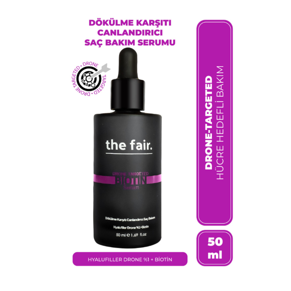 The Fair Drone-targeted Biotin Dökülme Önleyici Vegan Saç Serumu %1 Hyalufiller Drone Biotin 50ml Saç Bakım Maskeleri & Serumlar & Spreyler Fiyatı