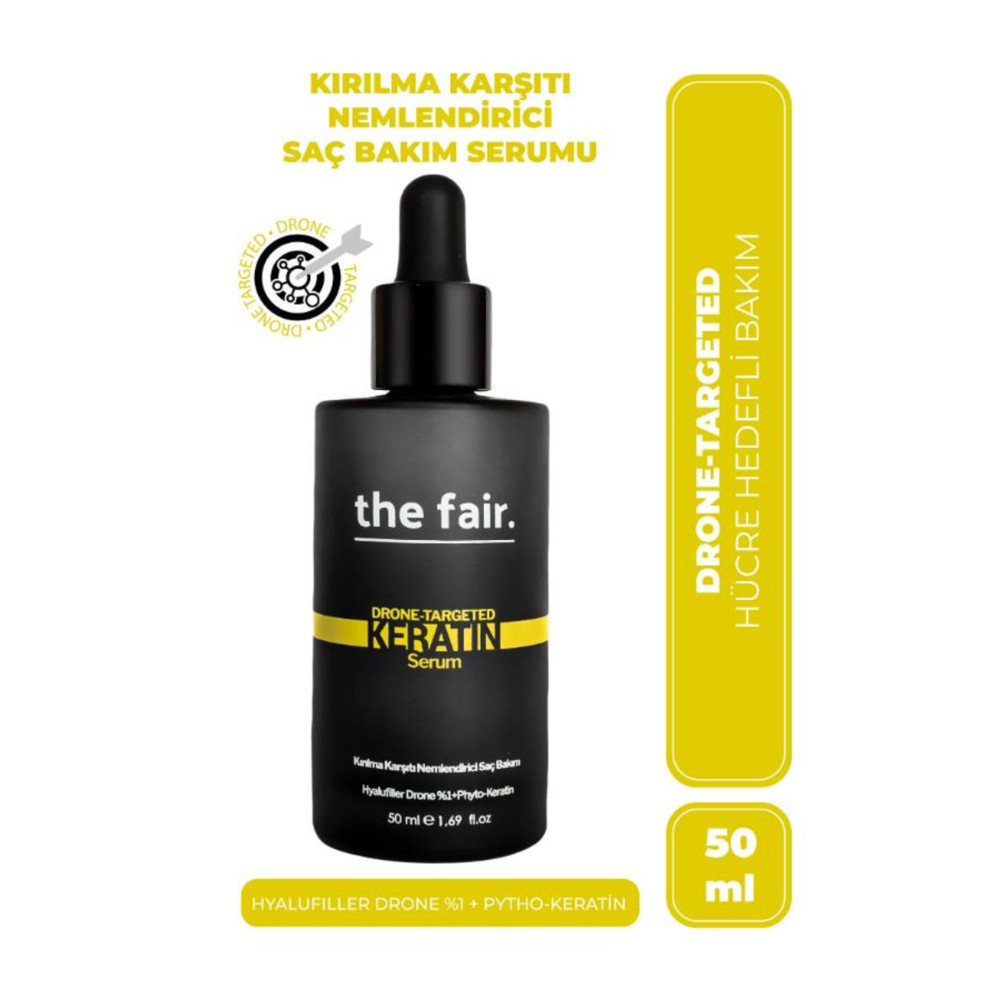 The Fair . Drone-targeted Keratin Kırılma Karşıtı Vegan Saç Serum %1 Hyalufiller Drone Keratin 50 ml Saç Bakım Maskeleri & Serumlar & Spreyler Fiyatı