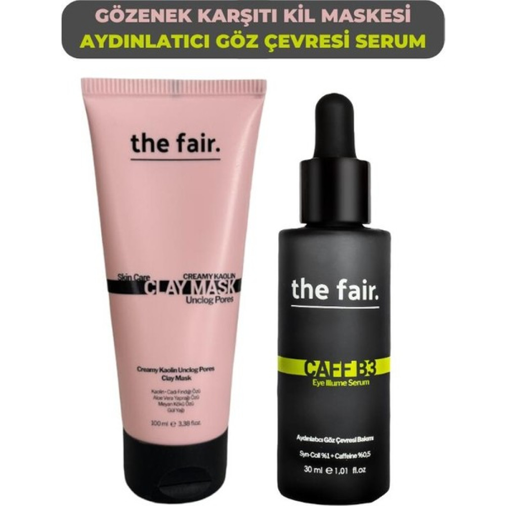 the fair. Kaolin Gözenek Karşıtı Kil Maskesi ve Leke Karşıtı Bakım Serumu Maskeler Fiyatı