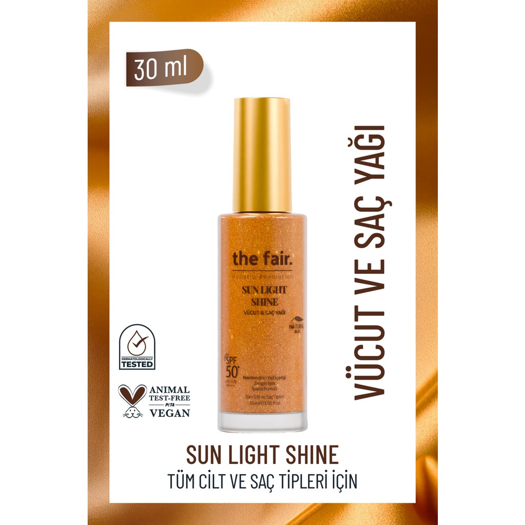 The Fair. Sun Light Shine Spf 50+/pa++++ Parıltılı Güneş Koruyucu Diğer Fiyatı