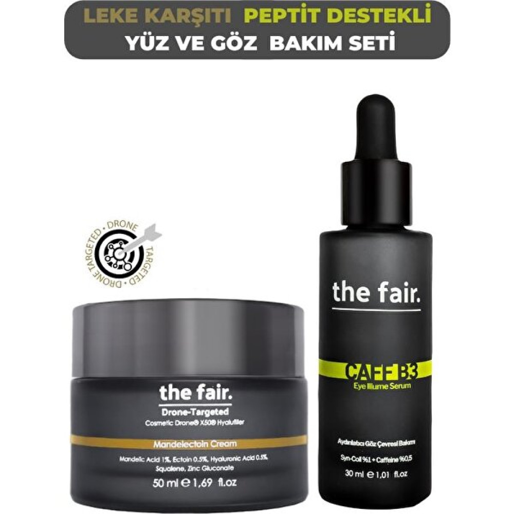 The Fair The Fair. Leke Karşıtı Peptit Destekli Yüz Ve Göz Bakım Seti Nemlendiriciler Fiyatı