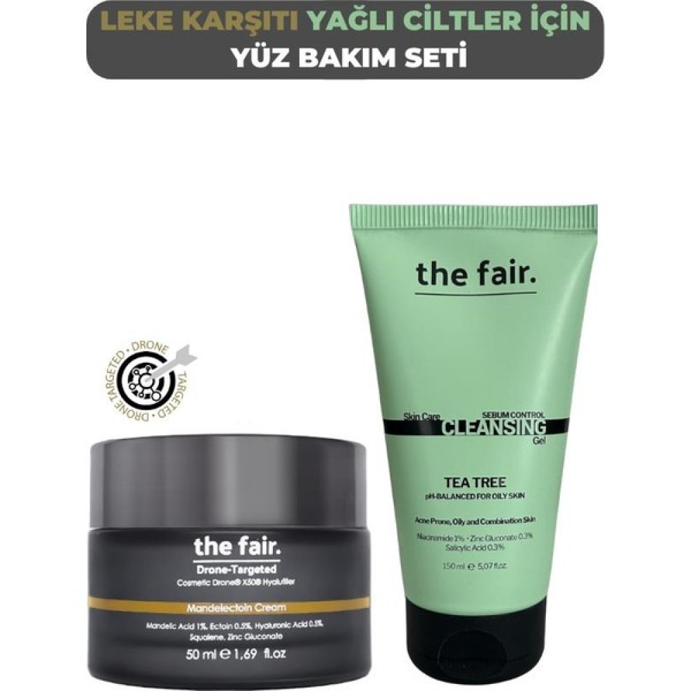 The Fair The Fair. Leke Karşıtı Yağlı Ciltler Için Yüz Bakım Seti Nemlendiriciler Fiyatı