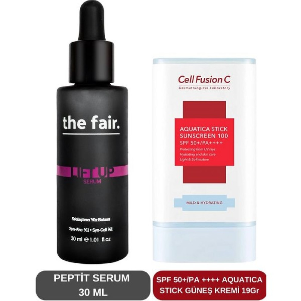 the fair. Yaşlanma Karşıtı Peptit Serum Ve Aquatica Stick Güneş Kremi Set Güneş Kremleri ve Losyonları Fiyatı