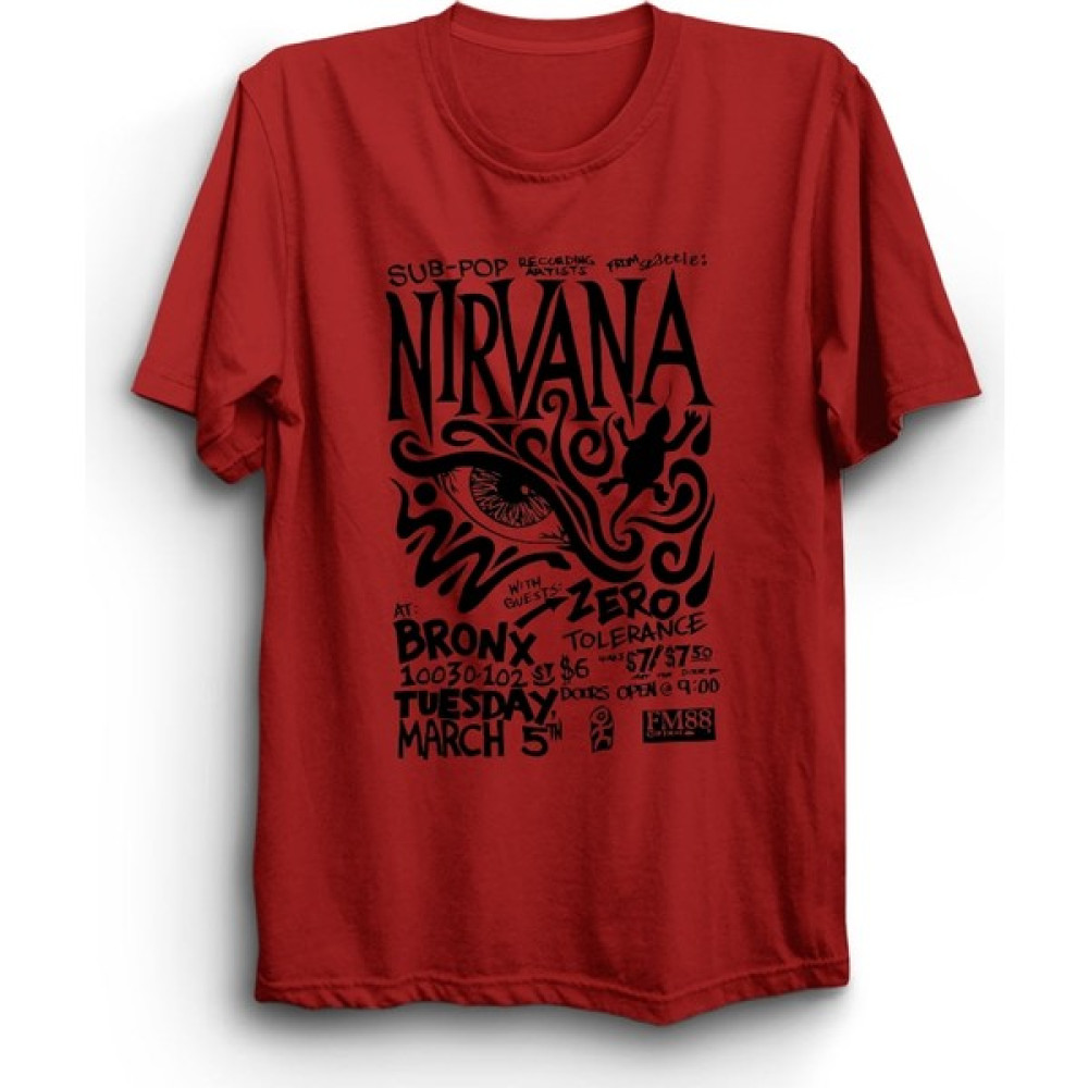 The Fame Box Nirvana, Sub-Pop, Rock, Metal Tişört Erkek T-shirt Fiyatı