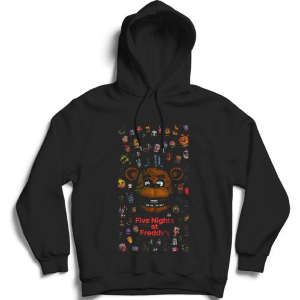 The Fame Five Nights At Freddy's, 5naf, Fnaf, Freddy Fazbear And Characters, Oyun, Game Kapüşonlu Sweatshirt Hoodie Erkek Sweatshirt Fiyatı