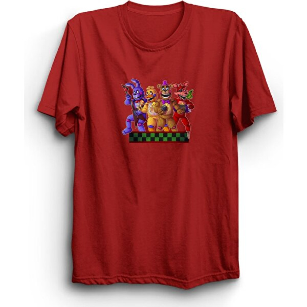 The Fame Five Nights At Freddy's, 5naf, Fnaf, Freddy Fazbear, Characters Tişört Erkek T-shirt Fiyatı