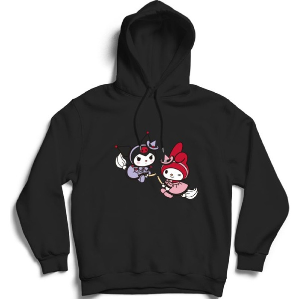 The Fame Kuromi And Kitty Kapüşonlu Sweatshirt Hoodie Erkek Sweatshirt Fiyatı