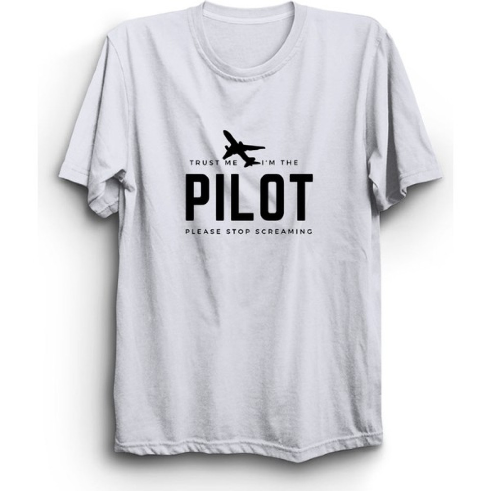The Fame Pilot, Uçak, Airplane, Screaming, Mizah Tişört Erkek T-shirt Fiyatı
