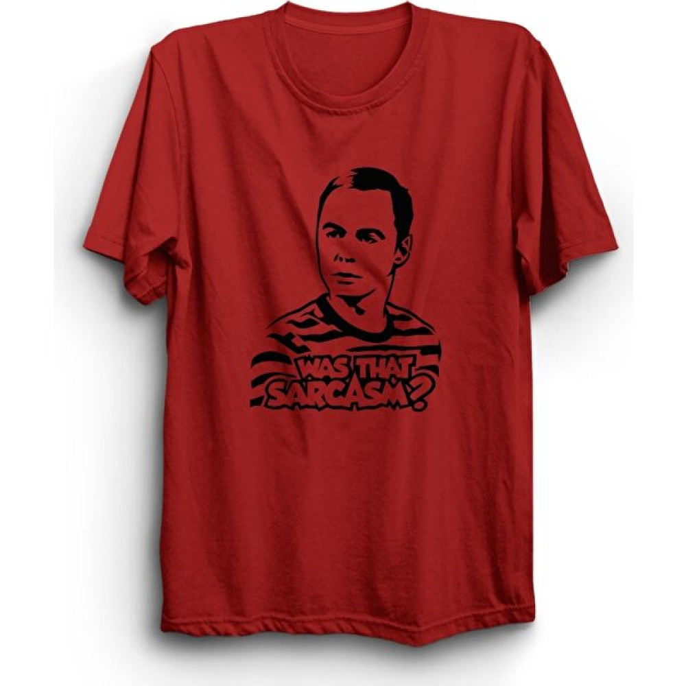 The Fame The Big Bang Theory, Sheldon Cooper, Was That Sarcasm? Dizi Tişört Erkek T-shirt Fiyatı