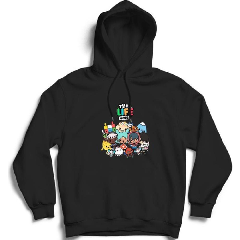 The Fame Toca Boca, Toca Life World, Game, Oyun Kapüşonlu Sweatshirt Hoodie Erkek Sweatshirt Fiyatı