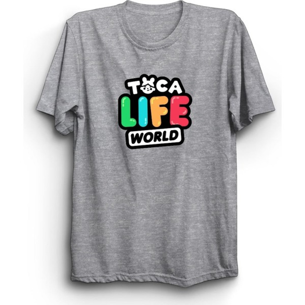 The Fame Toca Boca, Toca Life World Logo, Game, Oyun Tişört Erkek T-shirt Fiyatı