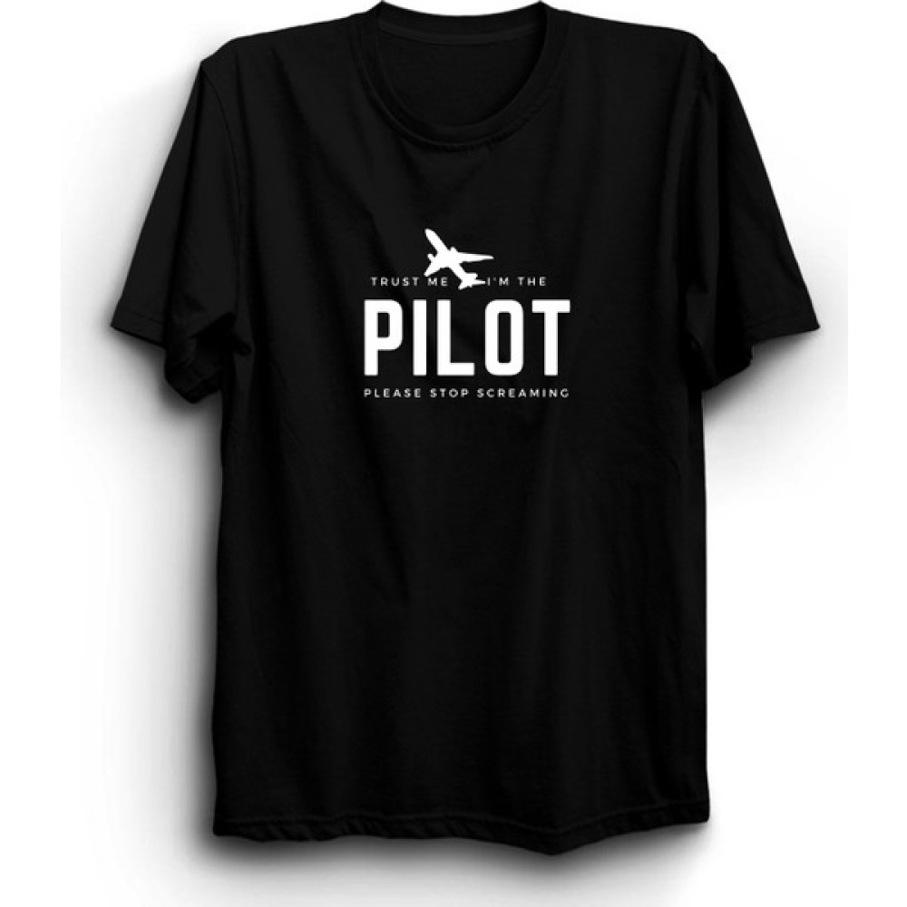 The Fame Trust Me, I'm Pilot, Pilot, Airplane, Kaptan, Uçak Tişört Erkek T-shirt Fiyatı
