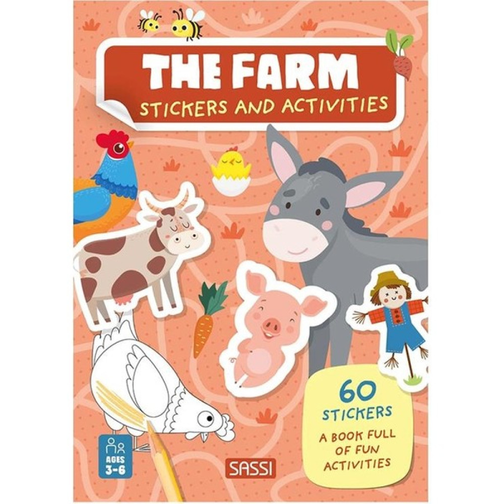 The Farm Sticker and Activities Okul Öncesi Eğitici & Öğretici Kitaplar Fiyatı