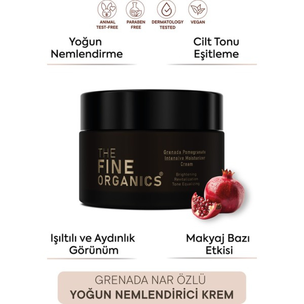 The Fine Organics Grenada Narı Özlü Yoğun Nemlendirici Su Bazlı Yüz Kremi 48 Saat Etkili, Aydınlatıcı, Ton Eşitleyici Oto Boyaları Fiyatı