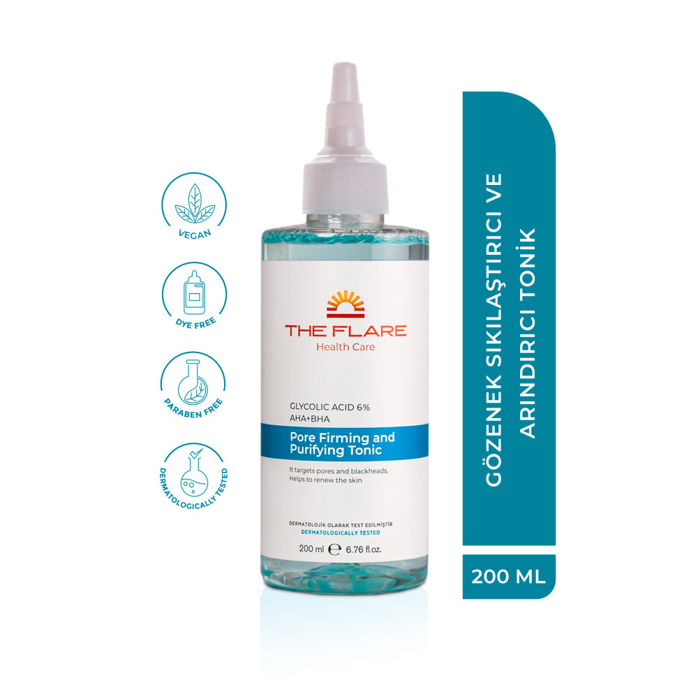 THE FLARE HEALTH CARE Tonik Gözenek Sıkılaştırıcı ve Arındırıcı 200ml Cilt ve Yüz Bakımı Fiyatı