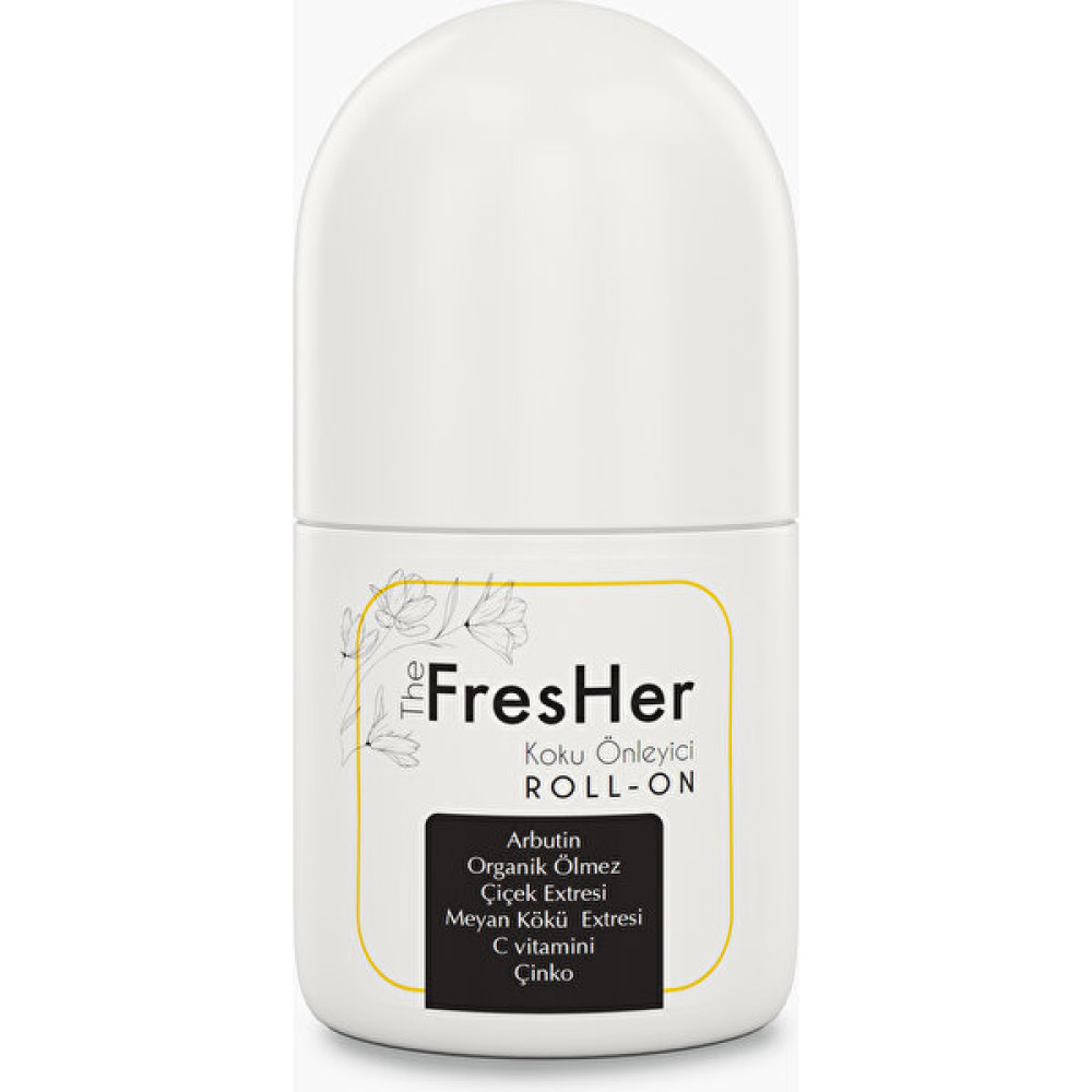 The FresHer. Koku Önleyici Beyazlatıcı Doğal Roll-On Deo - 50 ml Deodorantlar Fiyatı