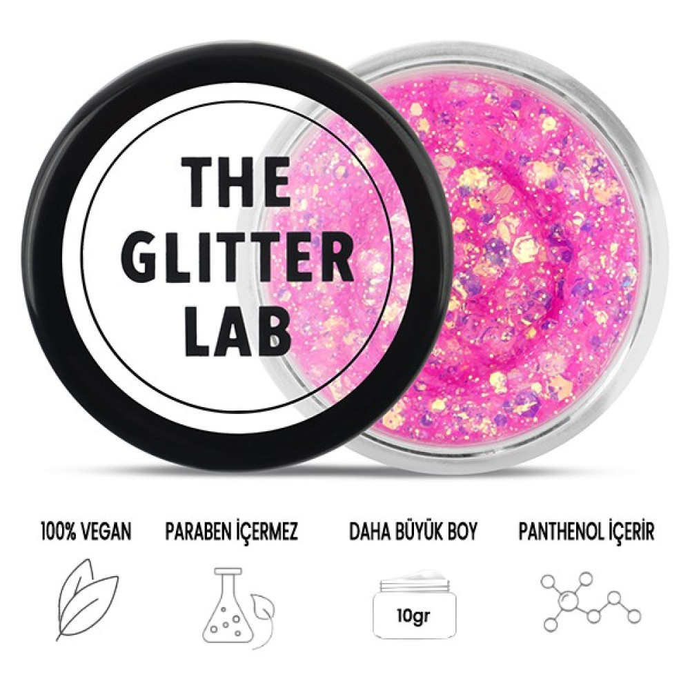 The Glitter Lab - Holy Pink - Parlak Jel Formlu Glitter ~10 gr Aydınlatıcı Fiyatı