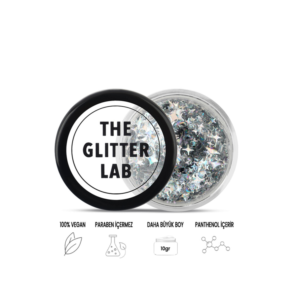 The Glitter Lab Jel Formlu Parlak Glitter - Metallic Space Face Glitter Göz Farı Fiyatı