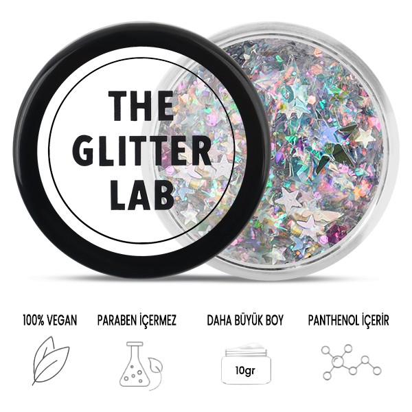 The Glitter Lab Jel Formlu Parlak Glitter - Starry Vertigo 10 gr E Aydınlatıcı Fiyatı