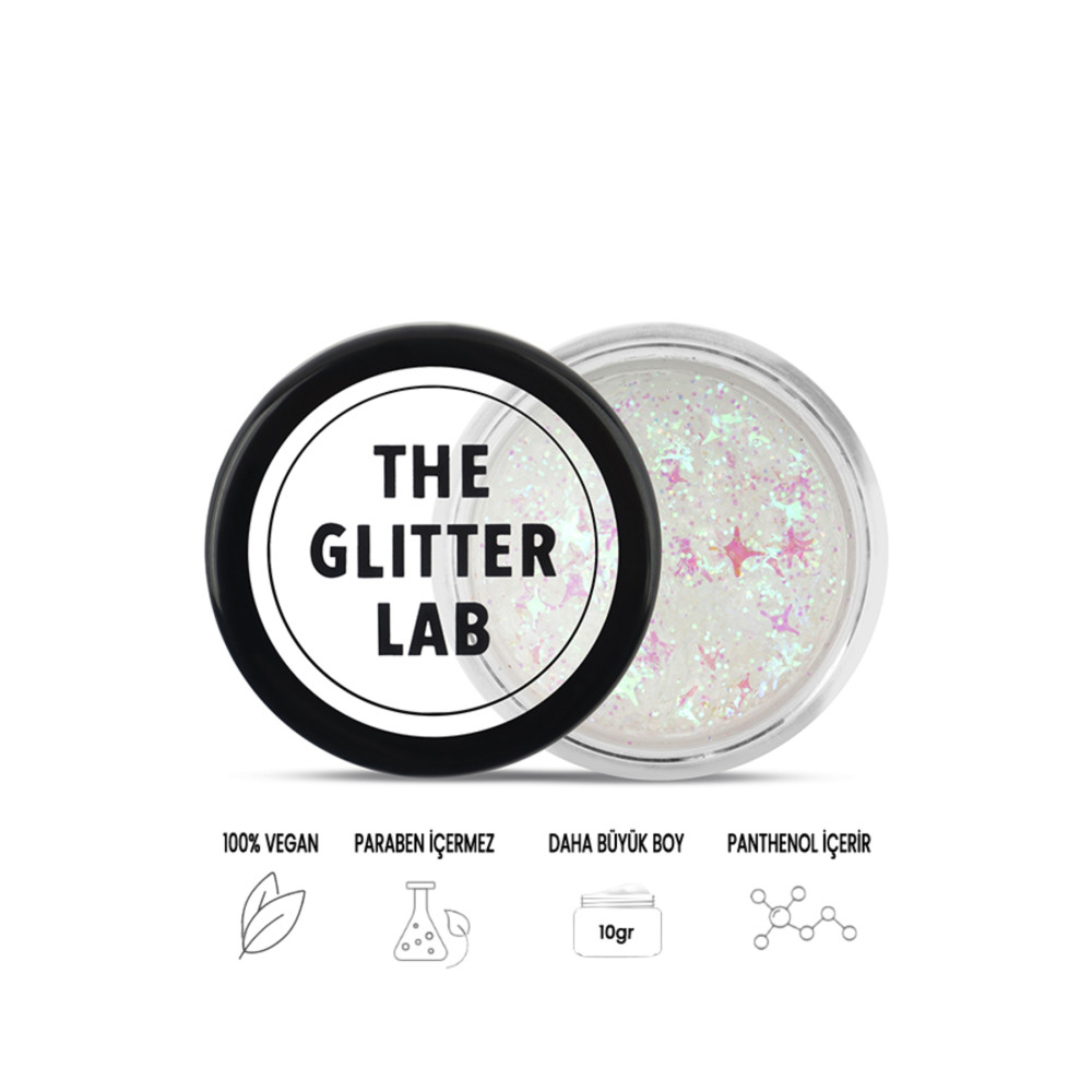 The Glitter Lab Jel Formlu Parlak Glitter White Space Göz Farı Fiyatı