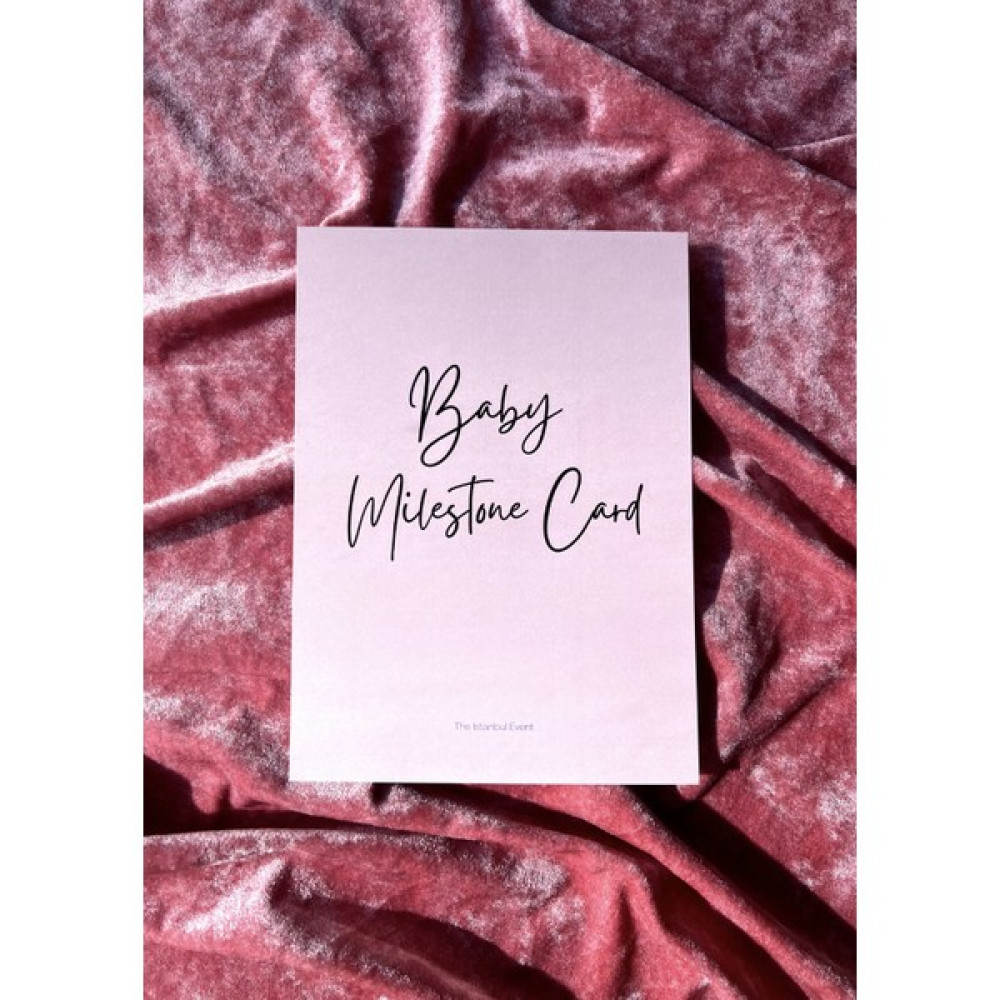 The Istanbul Event Bebek Yenidoğan Anı Fotoğraf Kartları 12 Ay - Baby Milestone Cards - Bebek Ay Kartları Anne, Bebek Fiyatı